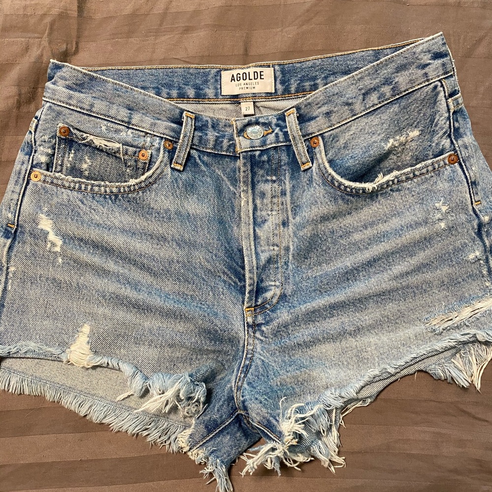 Agolde Parker Vintage Cut Off Shorts (like new)